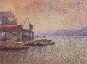 Georges Lemmen View of The thames oil